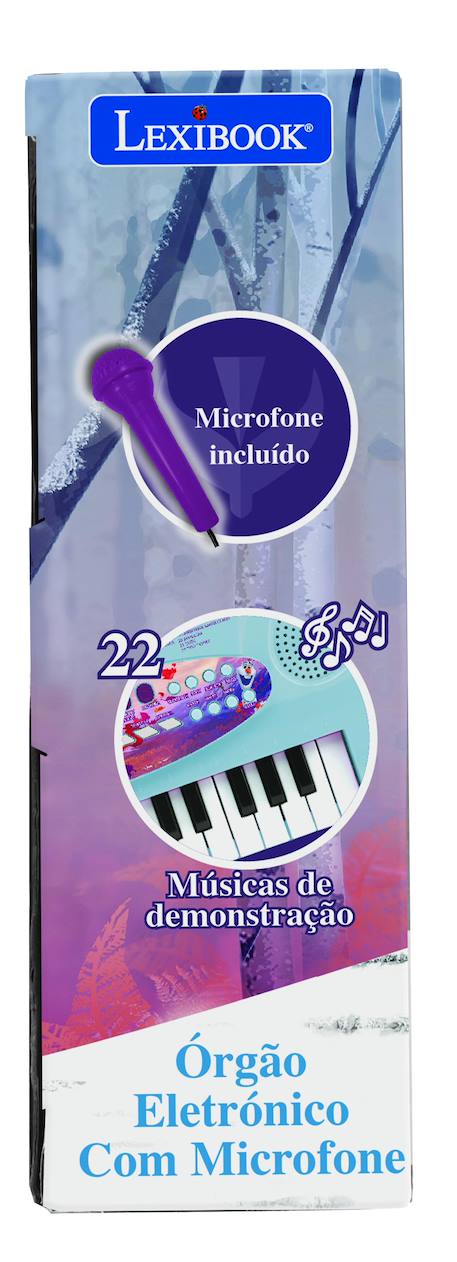Clavier électronique musical avec micro reine des neiges Bleu 6 - vertbaudet enfant 