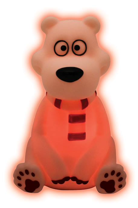 Veilleuse ours polaire en 3d avec variation de couleurs Blanc 4 - vertbaudet enfant 
