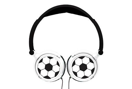 Casque stéréo filaire pliable football avec limitation de volume d'écoute MULTICOLORE 1 - vertbaudet enfant 