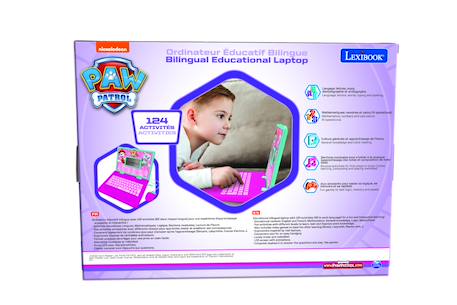 Ordinateur portable éducatif bilingue la pat patrouille girly (fr/en) MULTICOLORE 4 - vertbaudet enfant 