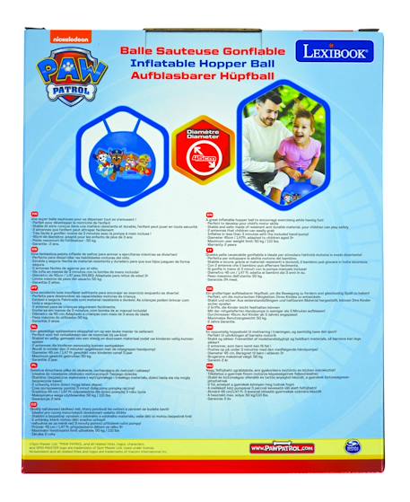 Balle sauteuse gonflable pat’ patrouille Bleu 3 - vertbaudet enfant 