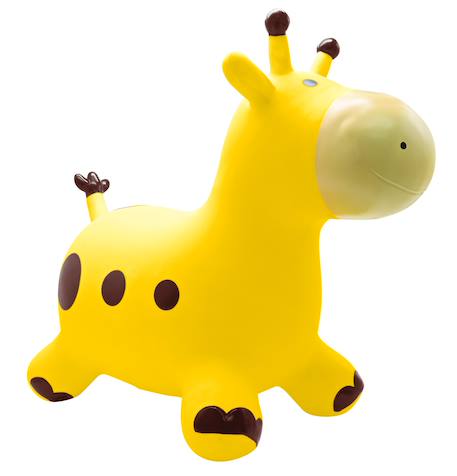 Girafe sauteuse gonflable jaune Jaune 1 - vertbaudet enfant 