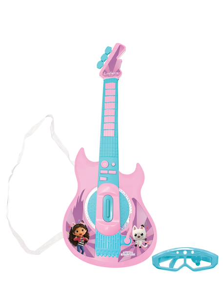 Guitare électronique lumineuse avec lunettes et micro gabby et la maison magique Rose 3 - vertbaudet enfant 