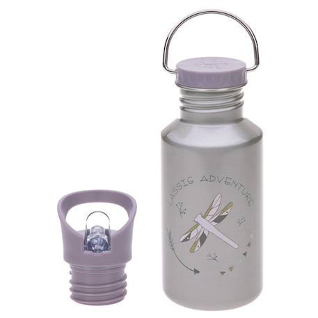 Gourde en inox 500 ml happy prints Violet 1 - vertbaudet enfant 