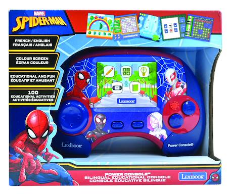 Console de jeux éducative spiderman avec 100 activités (en/fr) MULTICOLORE 6 - vertbaudet enfant 