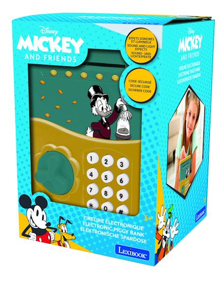 Tirelire électronique disney picsou avec effets sonores et lumineux. Bleu 5 - vertbaudet enfant 