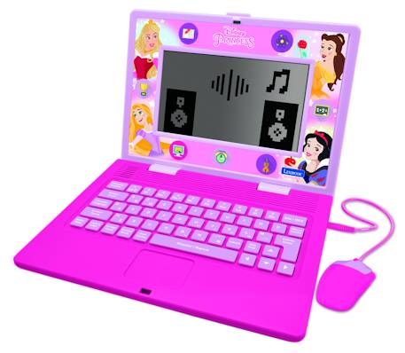 Ordinateur portable éducatif bilingue disney princesse (fr/en) MULTICOLORE 1 - vertbaudet enfant 