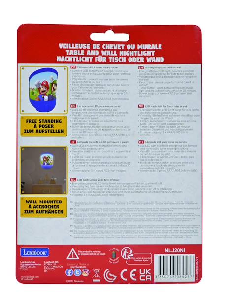 Veilleuse de chevet ou murale super mario Bleu 5 - vertbaudet enfant 