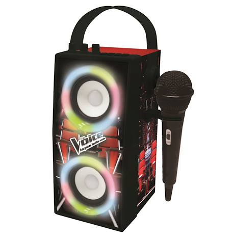 Enceinte bluetooth portable avec micro et effets lumineux the voice Noir 1 - vertbaudet enfant 