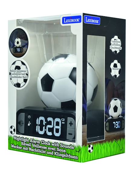 Réveil avec veilleuse ballon de football en 3d MULTICOLORE 5 - vertbaudet enfant 