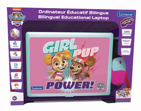 Ordinateur portable éducatif bilingue la pat patrouille girly (fr/en) MULTICOLORE 3 - vertbaudet enfant 