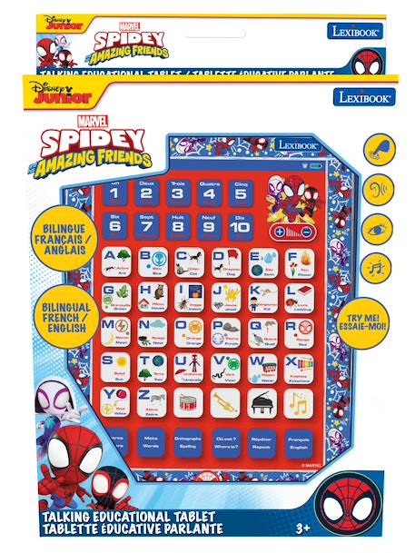 Tablette éducative bilingue spidey en français et en anglais MULTICOLORE 3 - vertbaudet enfant 