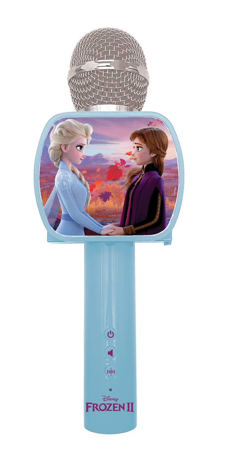 Micro karaoké sans fil reine des neiges avec enceinte bluetooth MULTICOLORE 1 - vertbaudet enfant 