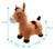 Poney sauteur gonflable avec housse en peluche Marron 3 - vertbaudet enfant 