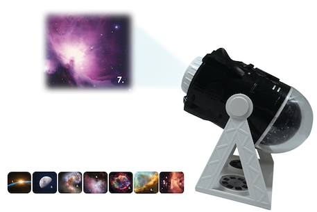 Projecteur planetarium 360° bilingue carte des constellations et livret pédagogique (français/anglais) Noir 6 - vertbaudet enfant 
