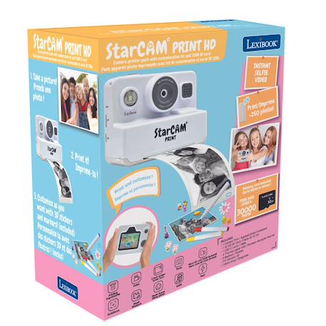 Starcam print classic appareil photo numérique hd avec imprimante instantanée MULTICOLORE 6 - vertbaudet enfant 