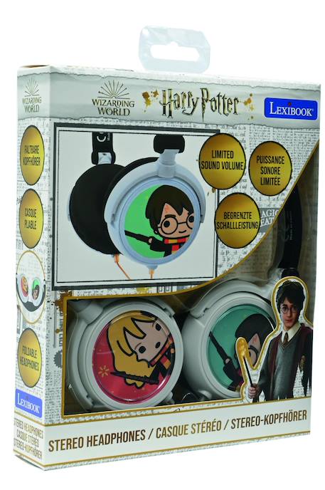 Casque stéréo filaire pliable harry potter avec limitation de volume d'écoute MULTICOLORE 4 - vertbaudet enfant 