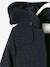 Manteau à capuche fille drap de laine Marine grisé 9 - vertbaudet enfant 