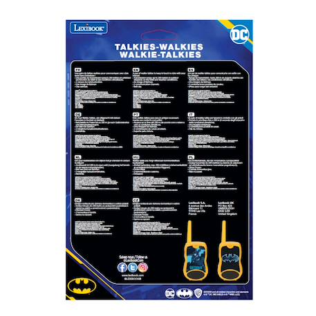 Talkies-walkies batman portée 200m MULTICOLORE 6 - vertbaudet enfant 