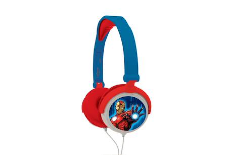 Casque stéréo filaire pliable avengers avec limitation de volume d'écoute MULTICOLORE 1 - vertbaudet enfant 