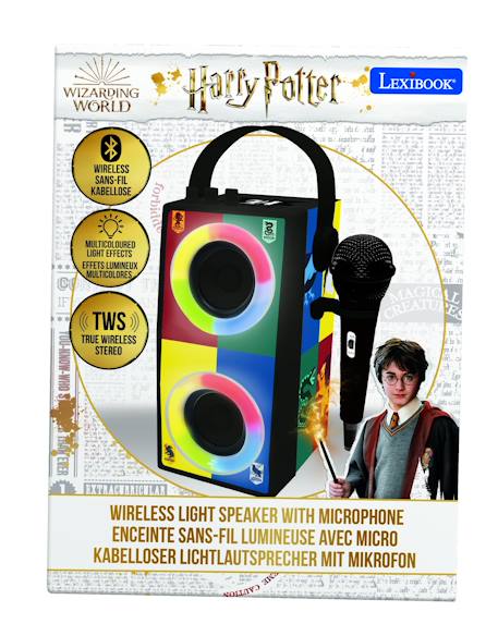 Enceinte bluetooth portable avec micro et effets lumineux harry potter Noir 6 - vertbaudet enfant 