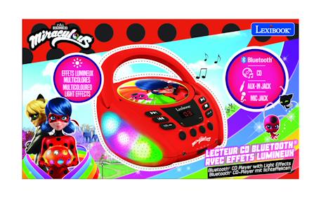 Lecteur cd bluetooth miraculous MULTICOLORE 5 - vertbaudet enfant 