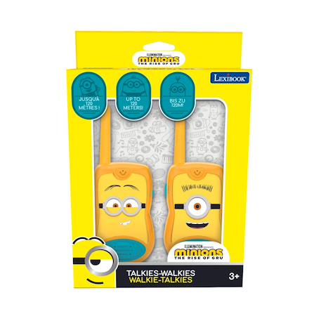 Talkies-walkies les minions portée 200m MULTICOLORE 6 - vertbaudet enfant 