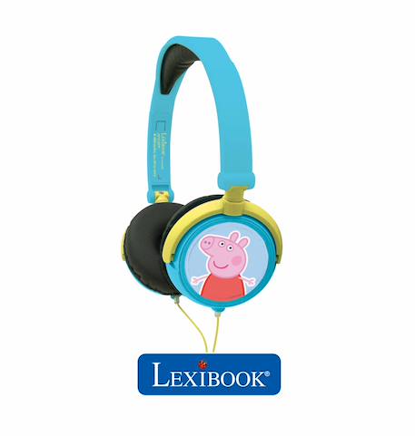 Casque stéréo filaire pliable peppa pig avec limitation de volume d'écoute MULTICOLORE 4 - vertbaudet enfant 