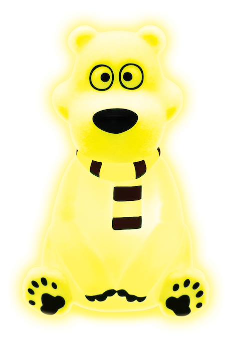 Veilleuse ours polaire en 3d avec variation de couleurs Blanc 5 - vertbaudet enfant 