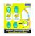 Casque 2 en 1 les minions bluetooth et filaire avec limitation de son Jaune 6 - vertbaudet enfant 