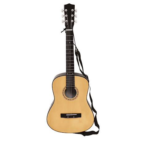 Guitare acoustique en bois avec housse de transport Beige 3 - vertbaudet enfant 