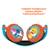 Casque stéréo filaire pliable baby shark avec limitation de volume d'écoute MULTICOLORE 3 - vertbaudet enfant 