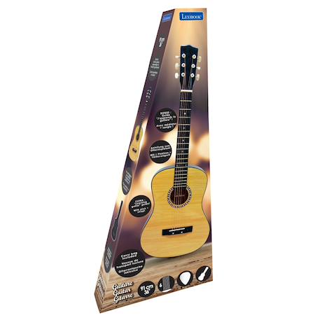Guitare acoustique en bois avec housse de transport Beige 5 - vertbaudet enfant 