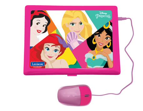 Ordinateur portable éducatif bilingue disney princesse (fr/en) MULTICOLORE 2 - vertbaudet enfant 
