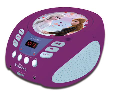Lecteur cd bluetooth la reine des neiges MULTICOLORE 2 - vertbaudet enfant 