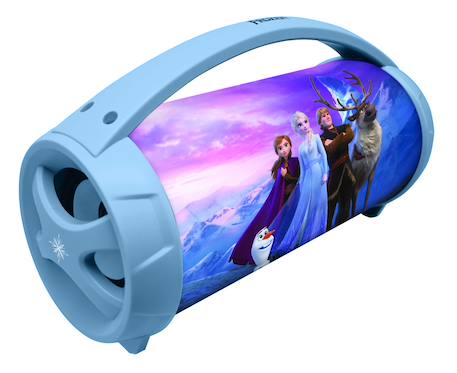 Enceinte bluetooth lumineuse avec micro la reine des neiges MULTICOLORE 2 - vertbaudet enfant 