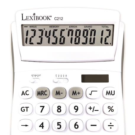 Calculatrice de bureau à 12 chiffres Blanc 5 - vertbaudet enfant 