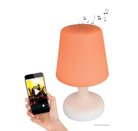 Lampe de table bluetooth multicouleurs waterproof Blanc 2 - vertbaudet enfant 