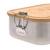 Boîte à goûter en inox et bambou adventure Multi-coloured 3 - vertbaudet enfant 