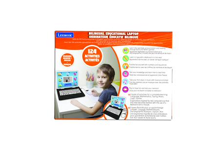 Ordinateur éducatif bilingue power kid - 124 activités (fr/en) Noir 6 - vertbaudet enfant 