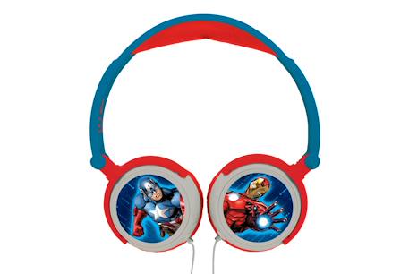 Casque stéréo filaire pliable avengers avec limitation de volume d'écoute MULTICOLORE 3 - vertbaudet enfant 