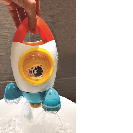 Set de jeu de bain fusée Blanc 6 - vertbaudet enfant 