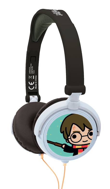 Casque stéréo filaire pliable harry potter avec limitation de volume d'écoute MULTICOLORE 2 - vertbaudet enfant 