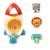 Set de jeu de bain fusée Blanc 1 - vertbaudet enfant 