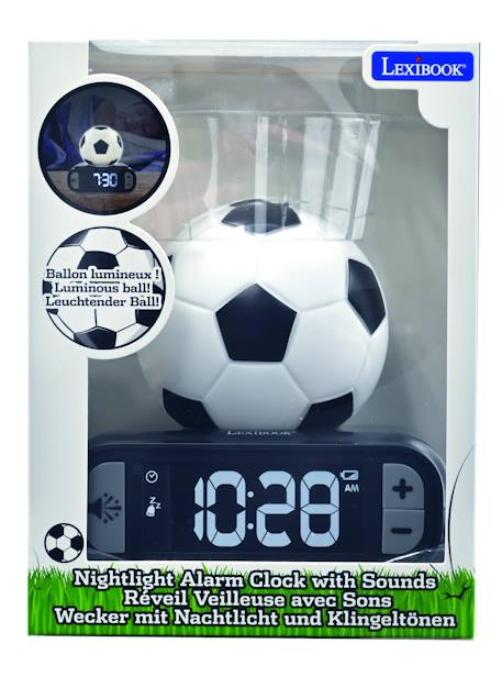 Réveil avec veilleuse ballon de football en 3d MULTICOLORE 6 - vertbaudet enfant 