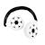 Casque 2 en 1 football bluetooth et filaire avec limitation de son MULTICOLORE 2 - vertbaudet enfant 