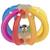 Hochet flexible en bois arc-en-ciel Multi-coloured 2 - vertbaudet enfant 