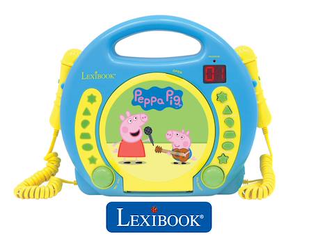 Lecteur cd portable avec 2 microphones peppa pig MULTICOLORE 2 - vertbaudet enfant 