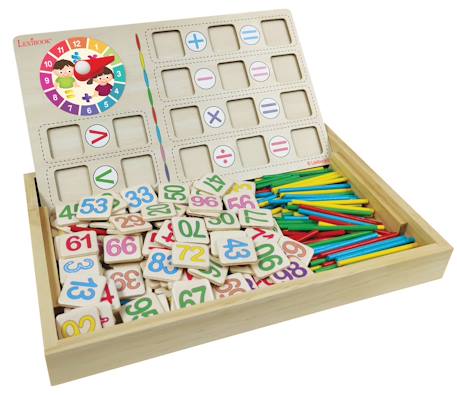 Bio toys l’école des maths - jeu en bois Beige 1 - vertbaudet enfant 