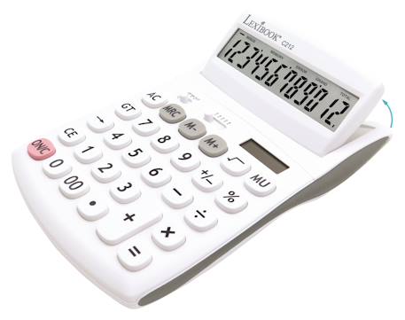 Calculatrice de bureau à 12 chiffres Blanc 2 - vertbaudet enfant 